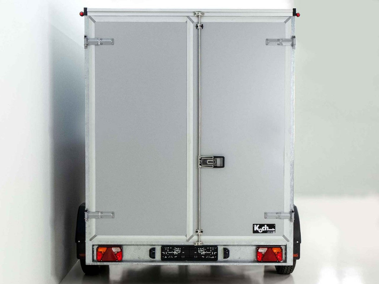 Vezeko Kofferanhänger 152x355cm Höhe:193cm 2,7t|silber-Neu
