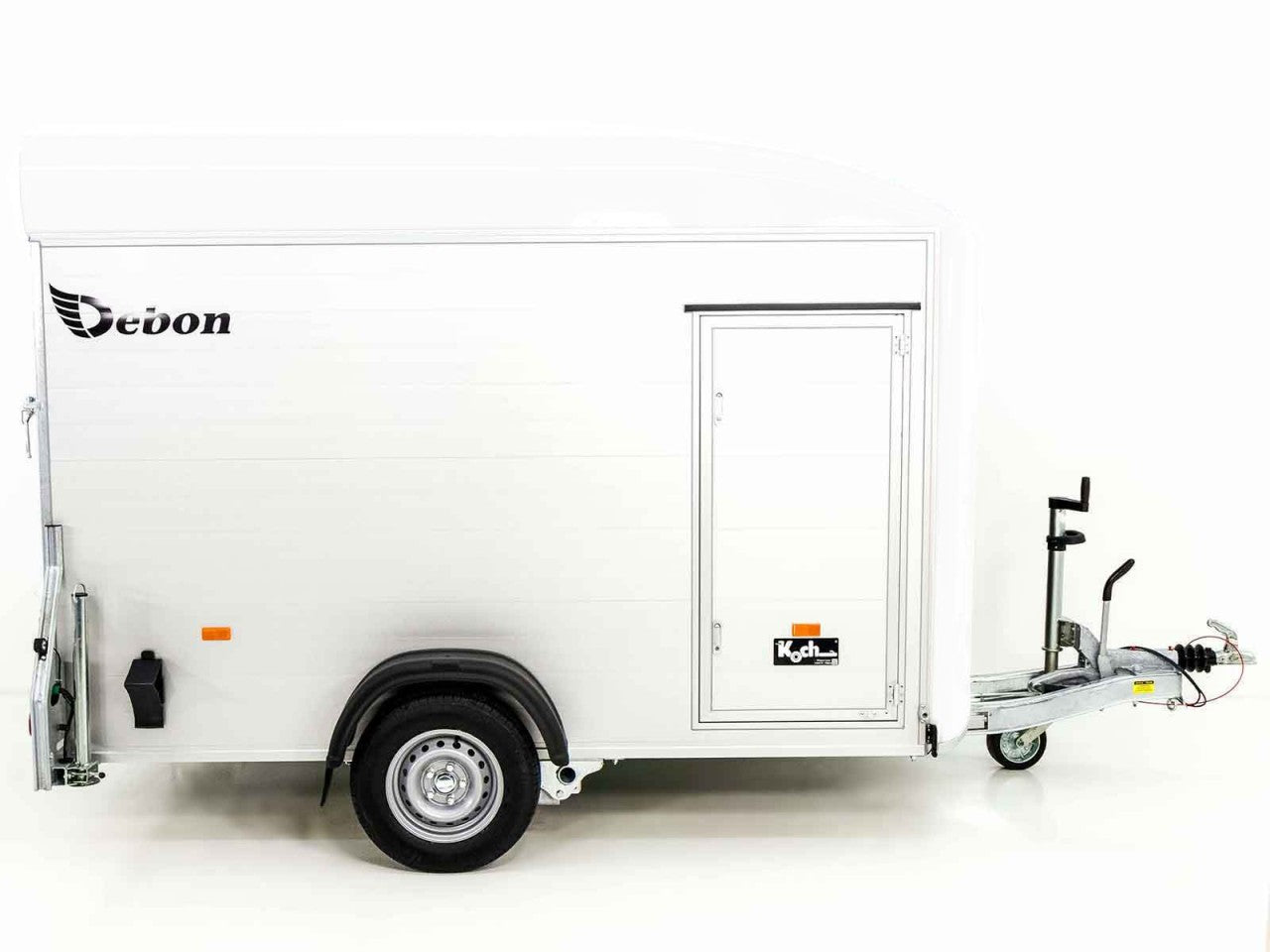 Debon Kofferanhänger C400 164x315cm H:200cm 1,3t|Alu, Polybug|Tür|weiß-Neu