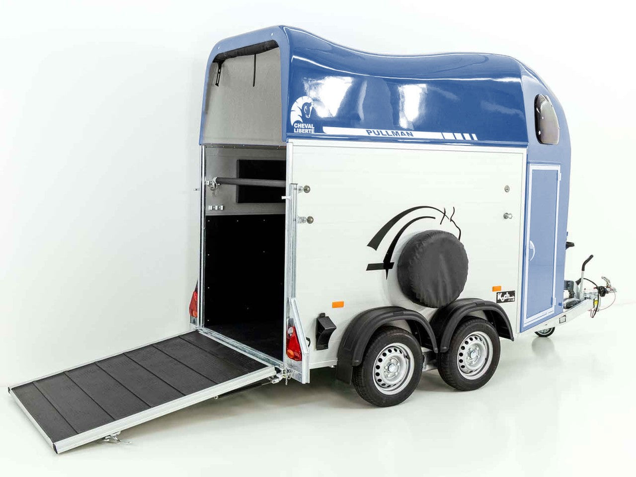 Cheval Liberte Pferdeanhänger GOLD One 1,5er|Pullman-Fahrwerk|blau-Neu