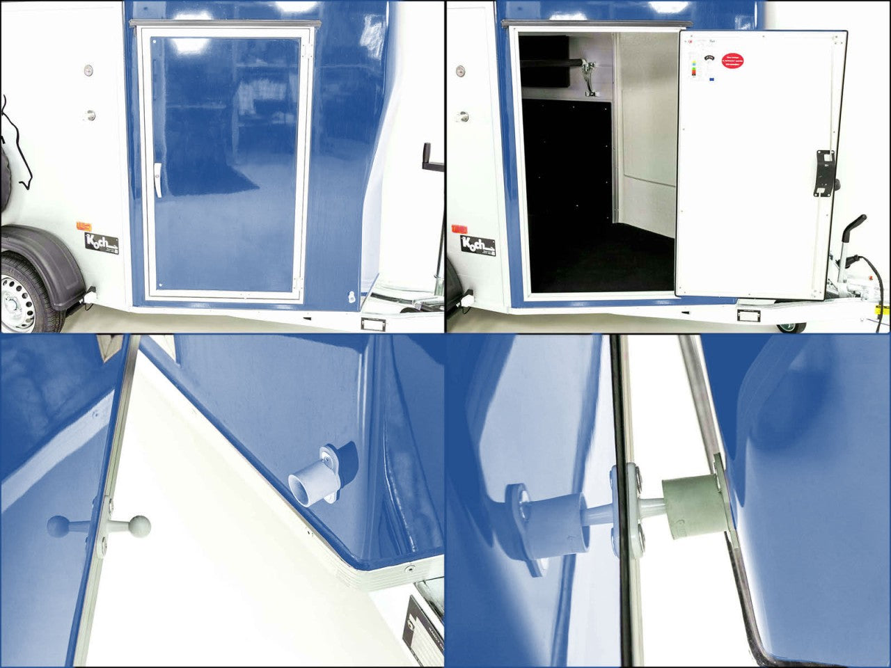 Cheval Liberte Pferdeanhänger GOLD One 1,5er|Pullman-Fahrwerk|blau-Neu