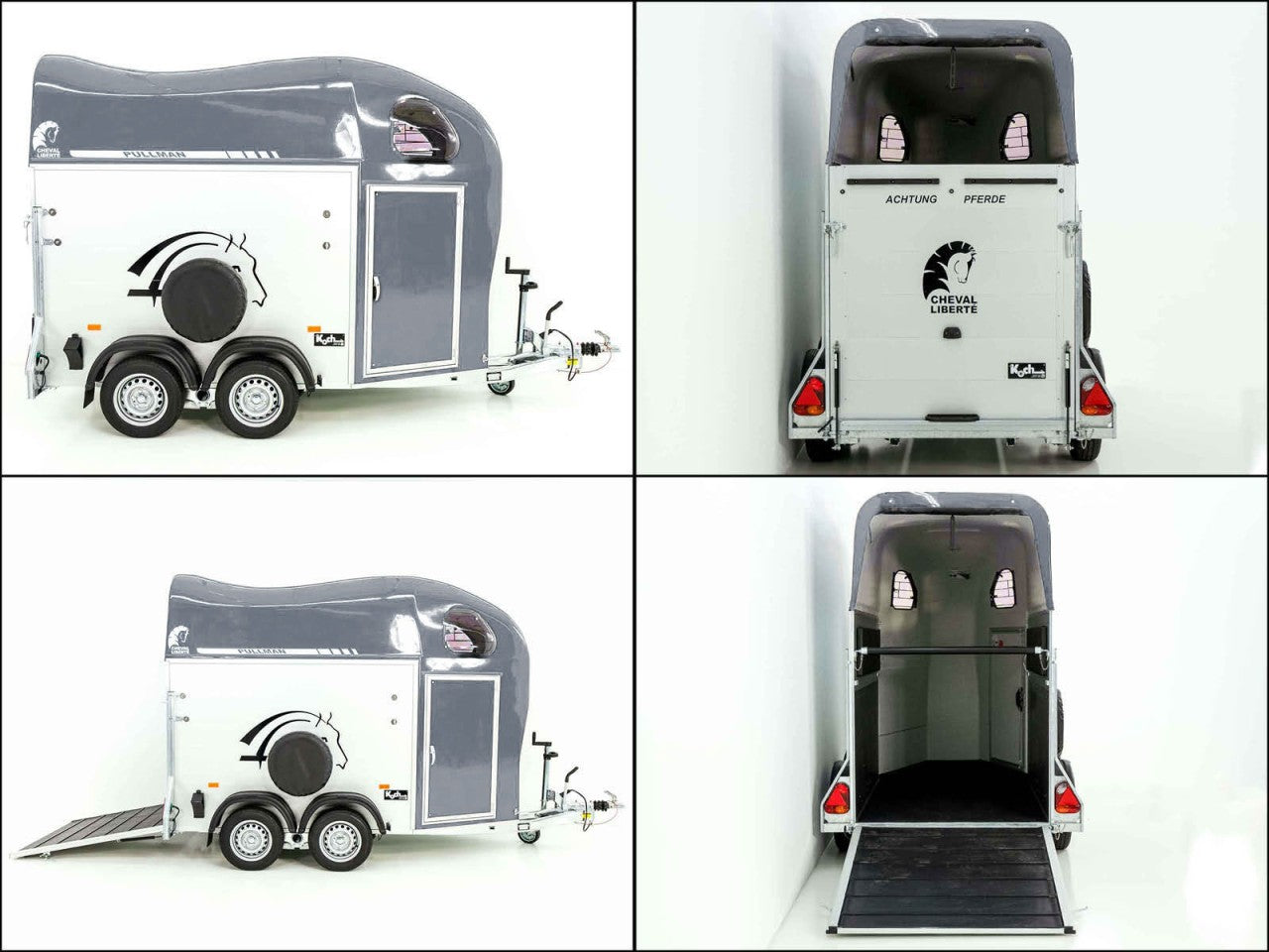 Cheval Liberte Pferdeanhänger GOLD One 1,5er|Pullman-Fahrwerk|grau-Neu