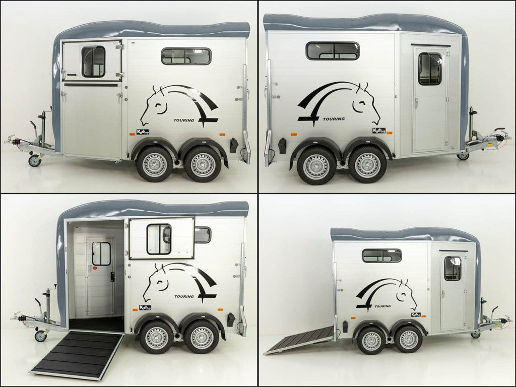 Cheval Liberte Pferdeanhänger Touring One 1,5er|Pullman-Fahrwerk|Frontausstieg|grau-Neu