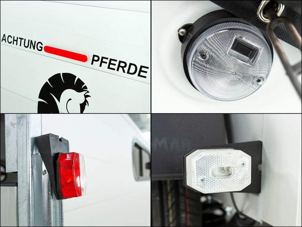 Cheval Liberte Pferdeanhänger GOLD 3|Premium|Pullman 2|Sattelkammer|grau-Neu