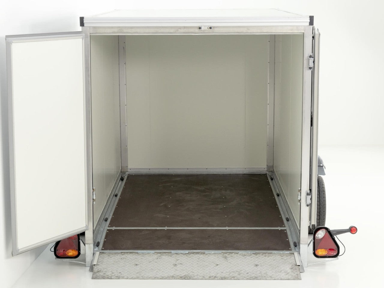 Vezeko Koffer-Absenkanhänger 157x268cm Höhe:164cm 1,5t|schwarz-Neu