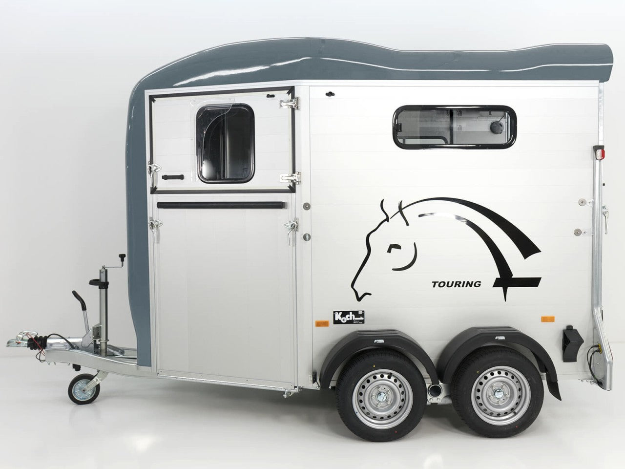 Cheval Liberte Pferdeanhänger Touring Country|Sattelkammer|Frontausstieg|grau-Neu