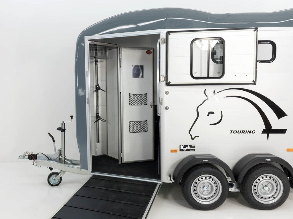 Cheval Liberte Pferdeanhänger Touring Country|Sattelkammer|Frontausstieg|grau-Neu
