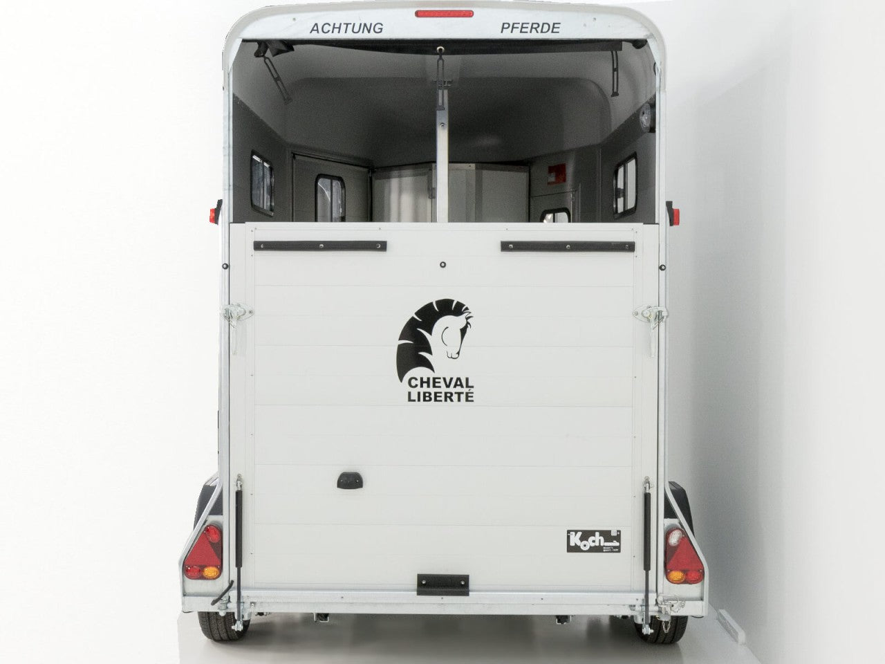 Cheval Liberte Pferdeanhänger Touring Country|Sattelkammer|Frontausstieg|grau-Neu