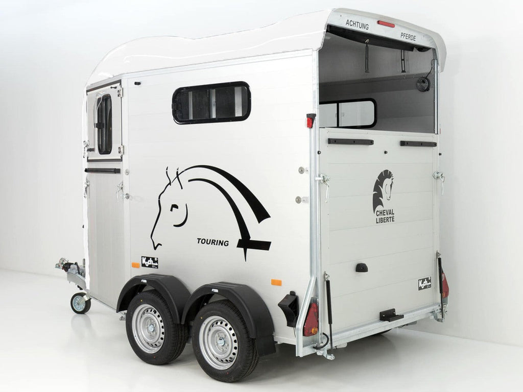 Cheval Liberte Pferdeanhänger Touring Country|Sattelkammer|Frontausstieg|weiß-Neu
