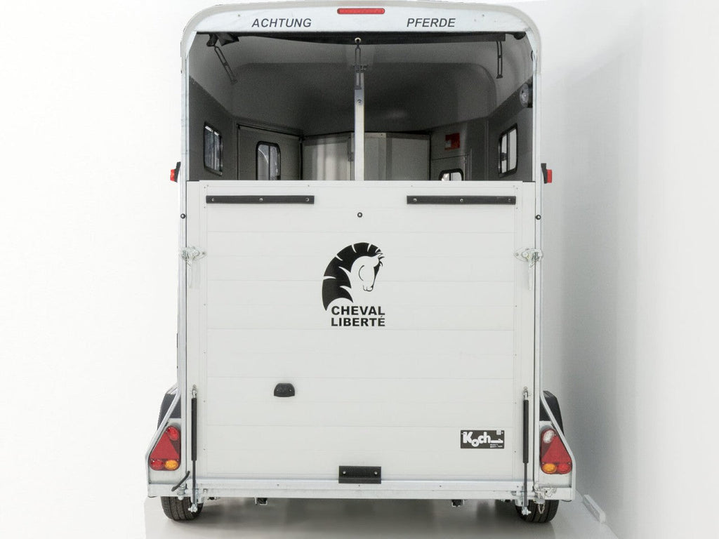 Cheval Liberte Pferdeanhänger Touring Country|Sattelkammer|Frontausstieg|weiß-Neu