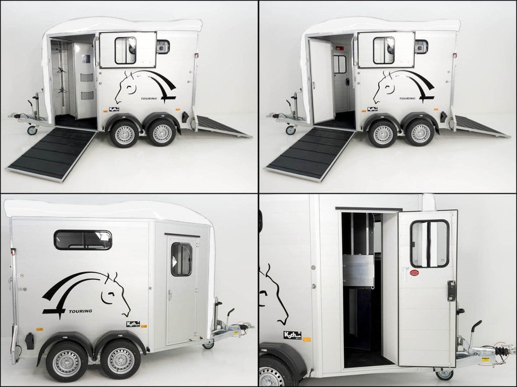 Cheval Liberte Pferdeanhänger Touring Country|Sattelkammer|Frontausstieg|weiß-Neu