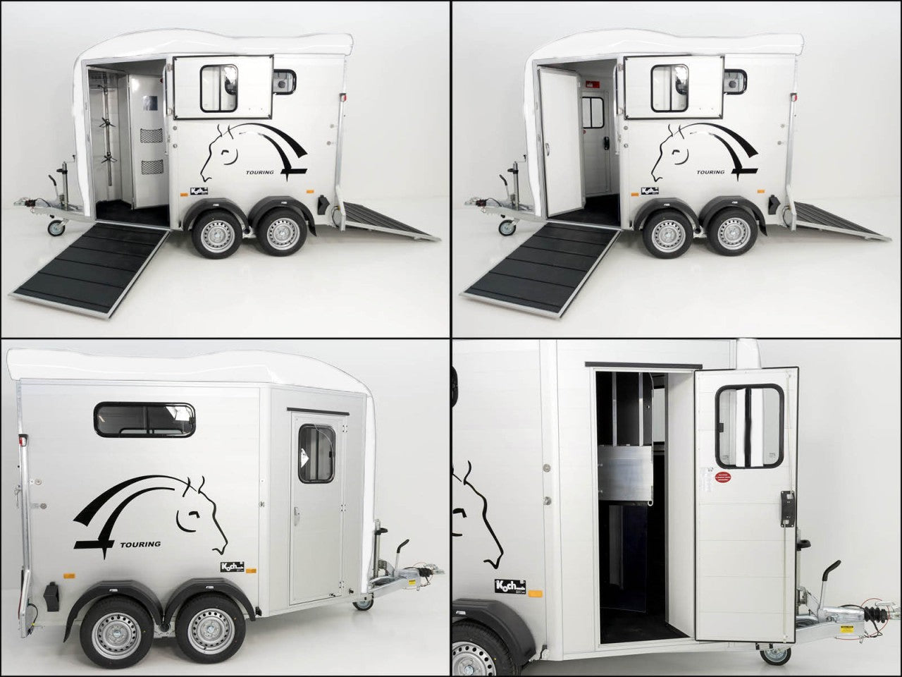 Cheval Liberte Pferdeanhänger Touring Country|Sattelkammer|Frontausstieg|weiß-Neu