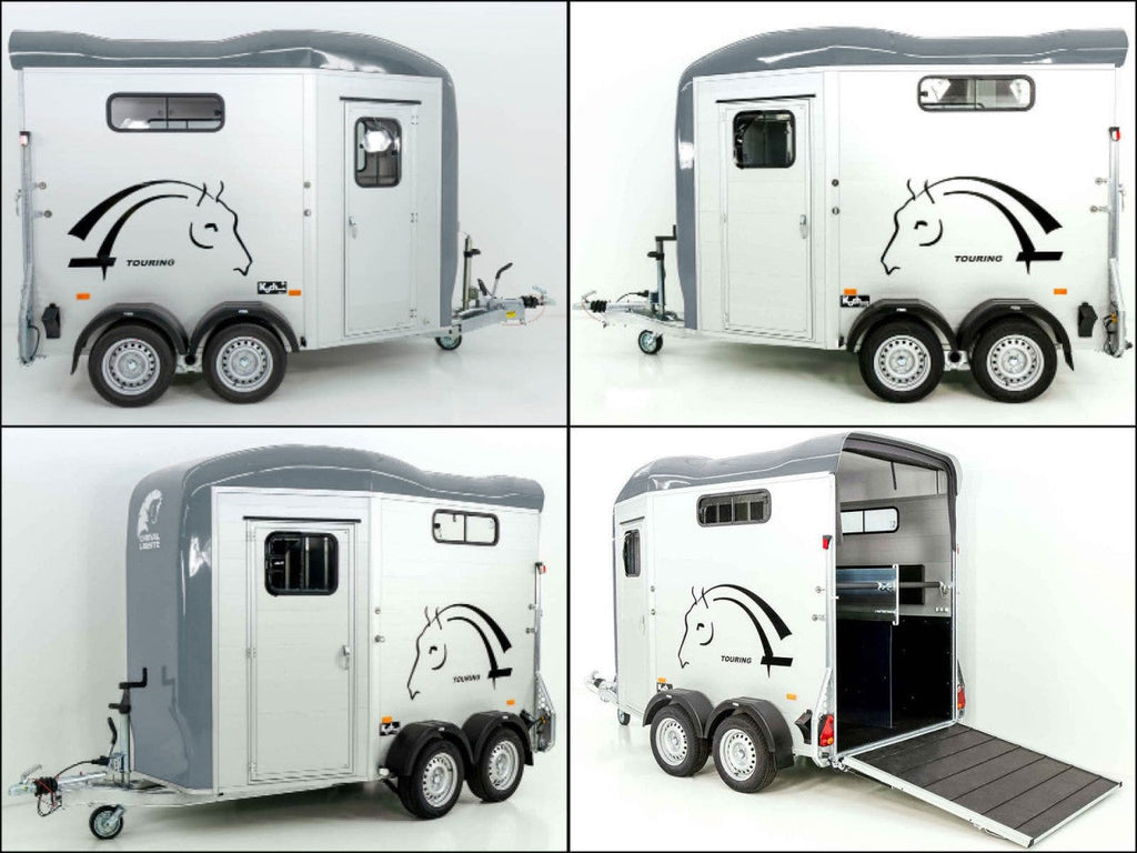 Cheval Liberte Pferdeanhänger Touring Jumping|Pullman-Fahrwerk|Sattelkammer|grau-Neu