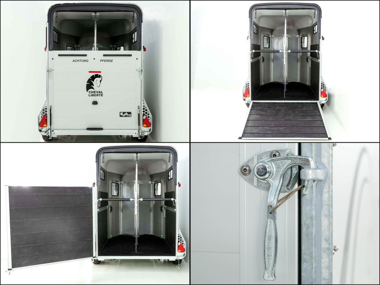 Cheval Liberte Pferdeanhänger Touring Jumping|Pullman-Fahrwerk|Sattelkammer|grau-Neu