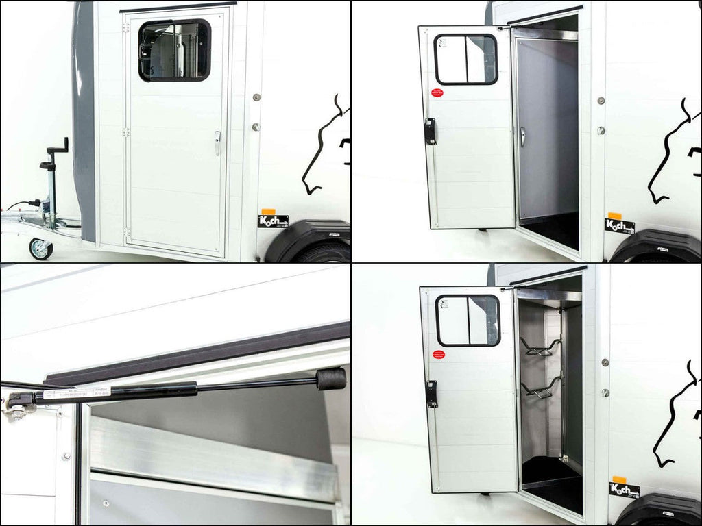 Cheval Liberte Pferdeanhänger Touring Jumping|Pullman-Fahrwerk|Sattelkammer|grau-Neu