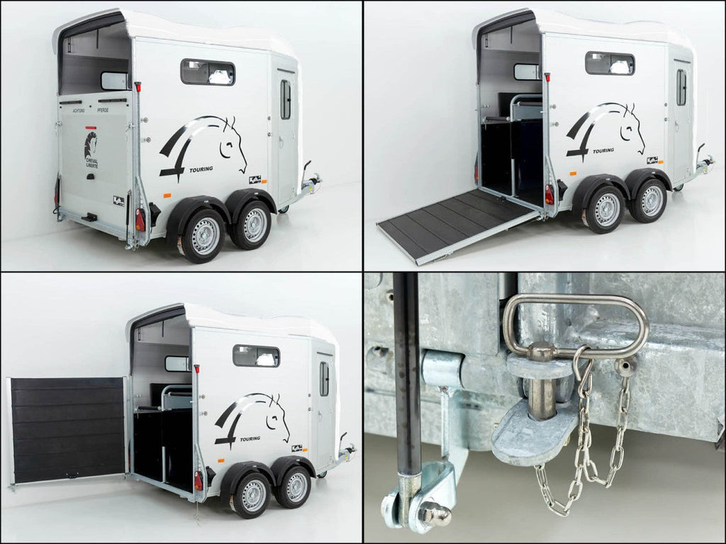 Cheval Liberte Pferdeanhänger Touring Jumping| Pullman-Fahrwerk|Sattelkammer|weiß-Neu