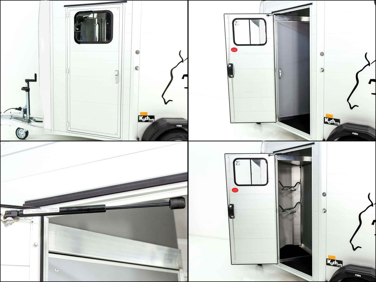 Cheval Liberte Pferdeanhänger Touring Jumping| Pullman-Fahrwerk|Sattelkammer|weiß-Neu
