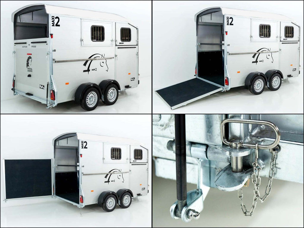 Cheval Liberte Pferdeanhänger MAXI 2|weiß-Neu