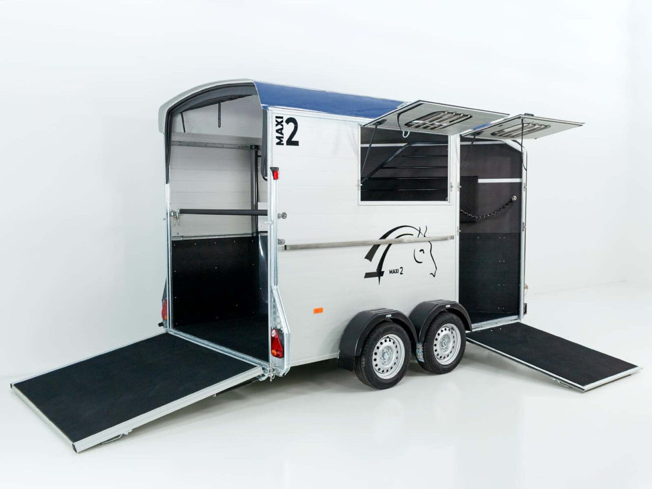 Cheval Liberte Pferdeanhänger MAXI 2|blau-Neu