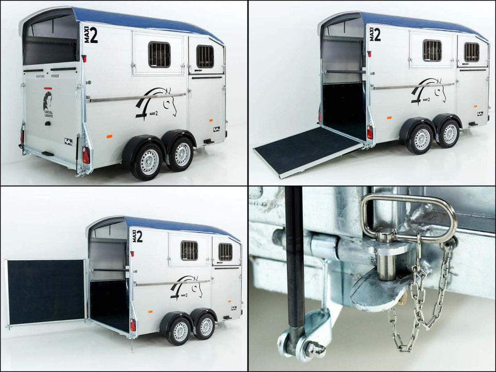 Cheval Liberte Pferdeanhänger MAXI 2|blau-Neu