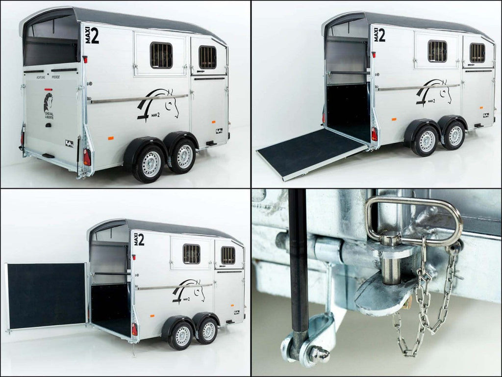 Cheval Liberte Pferdeanhänger MAXI 2|grau-Neu