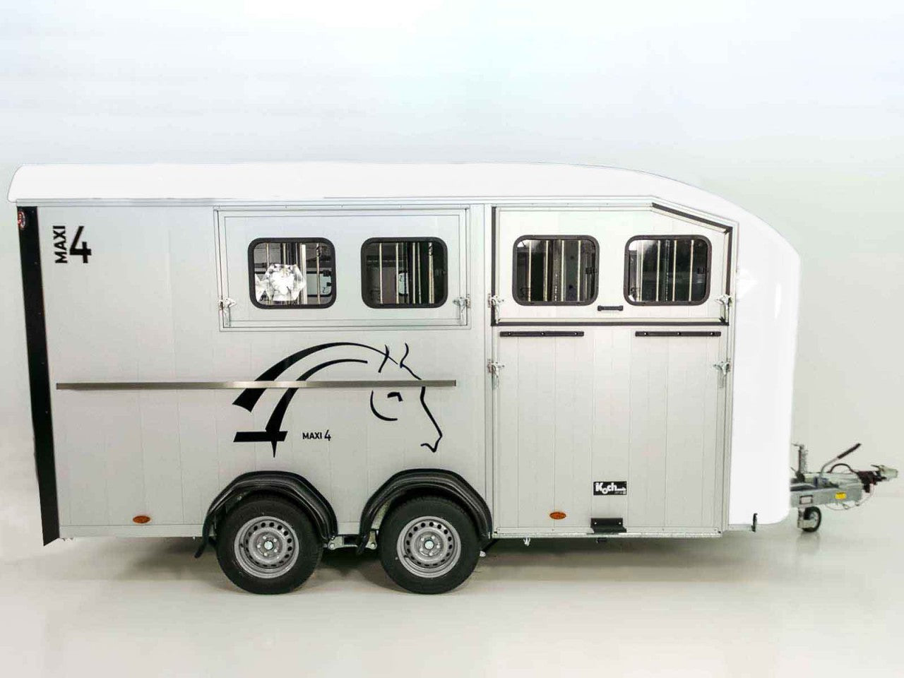 Cheval Liberte Pferdeanhänger Maxi 4|4 Pferde|Pullman-Fahrwerk|100km/h| weiß-Neu