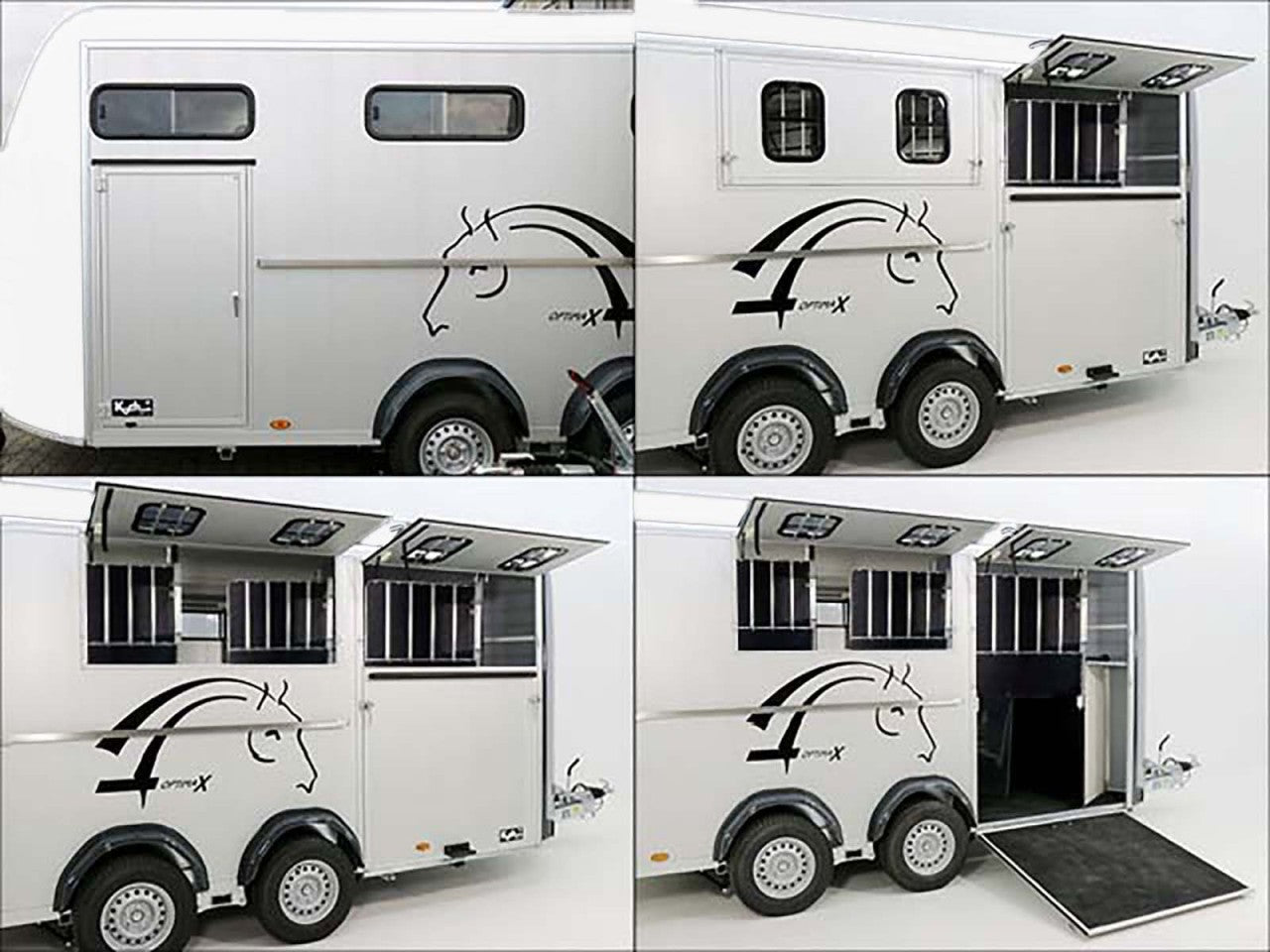 Cheval Liberte Pferdeanhänger Maxi 4|4 Pferde|Pullman-Fahrwerk|100km/h| weiß-Neu