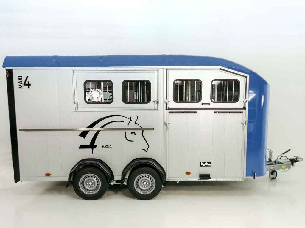 Cheval Liberte Pferdeanhänger Maxi 4|4 Pferde|Pullman-Fahrwerk|100km/h|blau-Neu