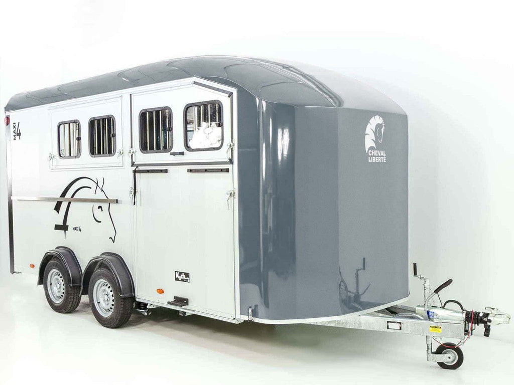 Cheval Liberte Pferdeanhänger Maxi 4|4 Pferde|Pullman-Fahrwerk|100km/h|grau-Neu