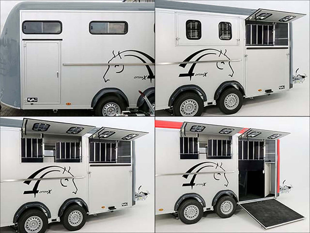 Cheval Liberte Pferdeanhänger Maxi 4|4 Pferde|Pullman-Fahrwerk|100km/h|grau-Neu