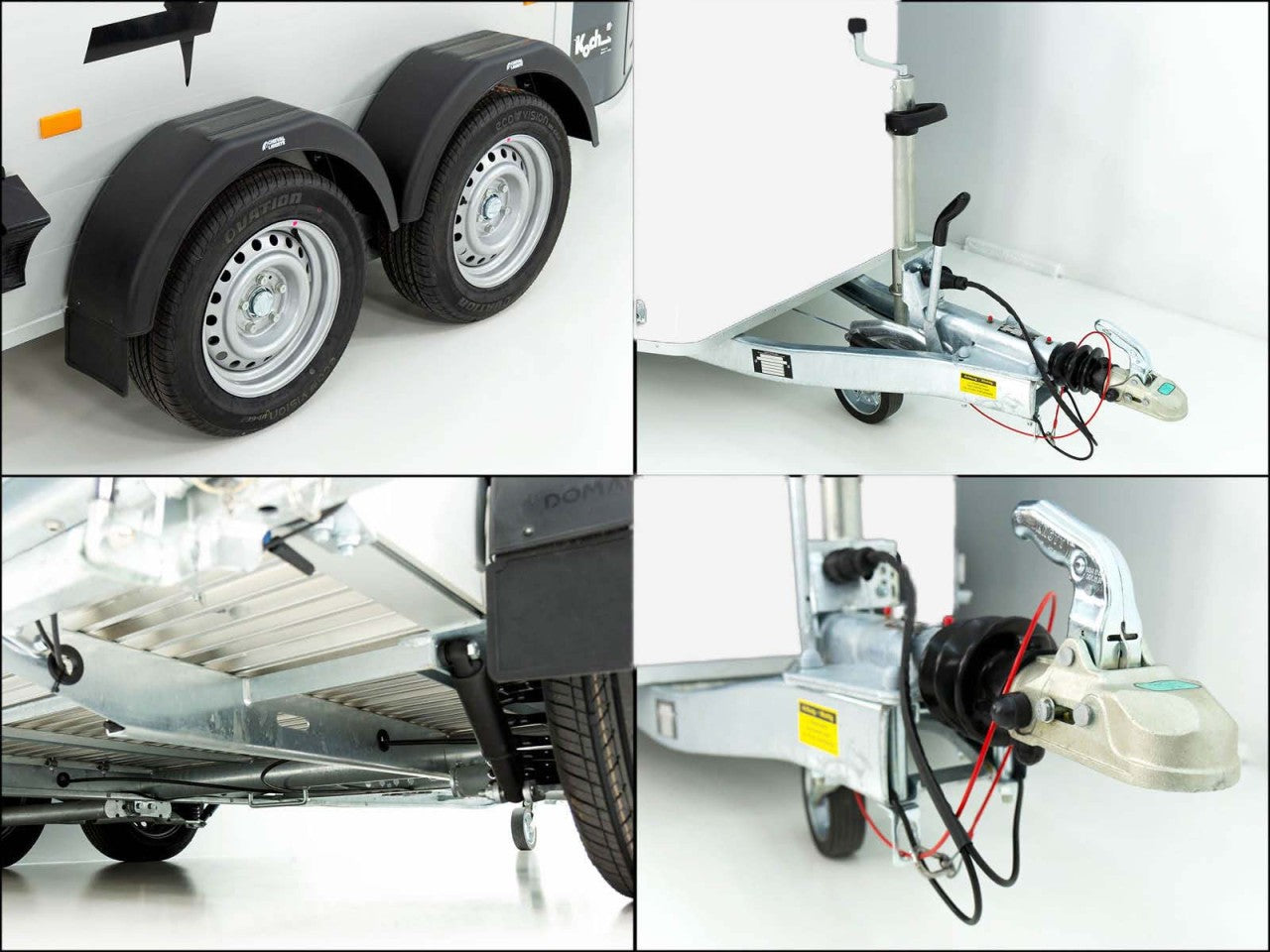 Cheval Liberte Pferdeanhänger GOLD 3|Premium|Pullman 2|Sattelkammer|weiß-Neu