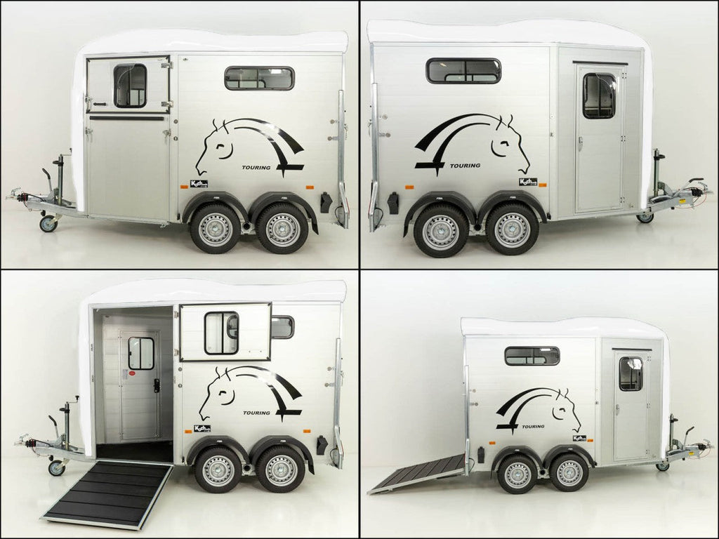 Cheval Liberte Pferdeanhänger Touring One 1,5er|Pullman-Fahrwerk|Frontausstieg|weiß-Neu