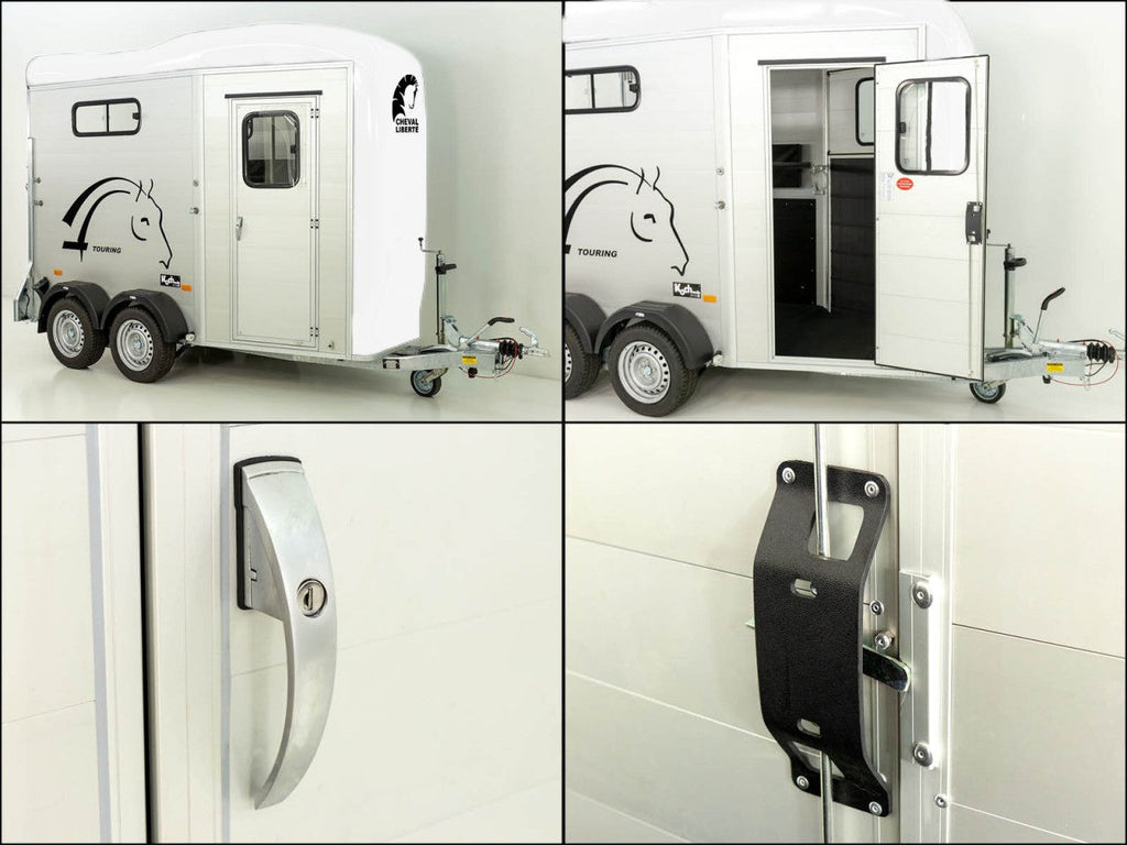 Cheval Liberte Pferdeanhänger Touring One 1,5er|Pullman-Fahrwerk|Frontausstieg|weiß-Neu
