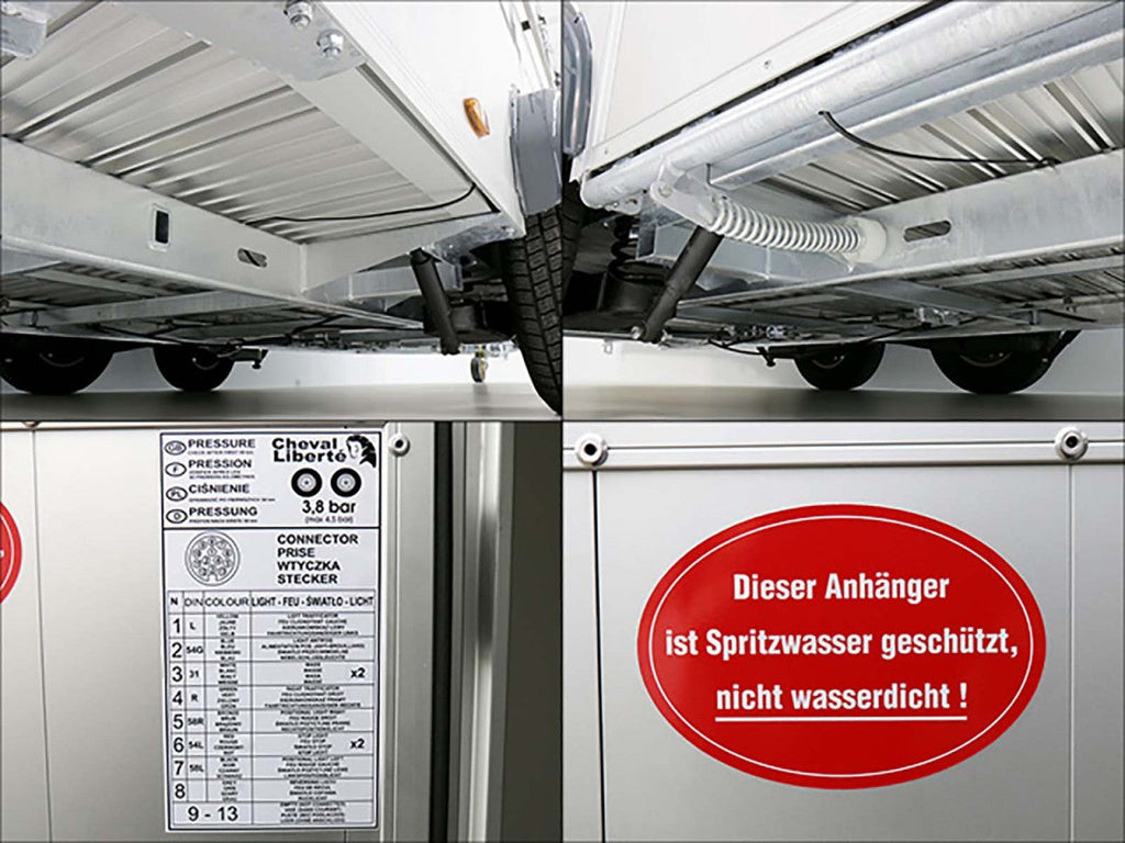 Cheval Liberte Pferdeanhänger Maxi 4|4 Pferde|Pullman-Fahrwerk|100km/h-Neu