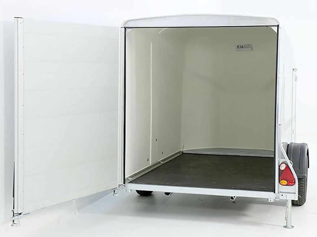 Debon Kofferanhänger Cargo 1300 Vollpoly 150x290cm H:160cm|Tür-Neu
