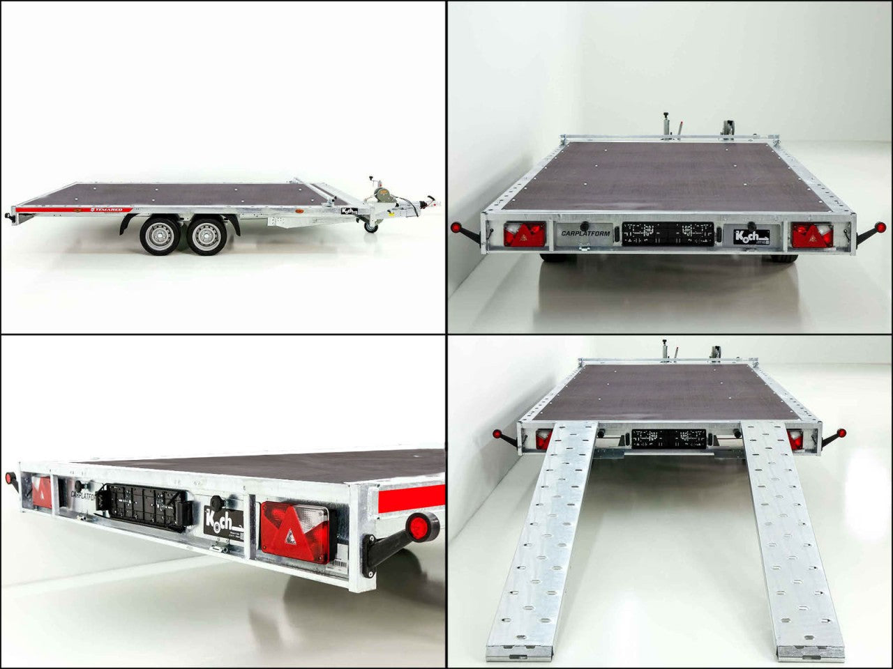 Temared Autotrailer CARLU 4521-S 215x450cm 3,5t-Neu