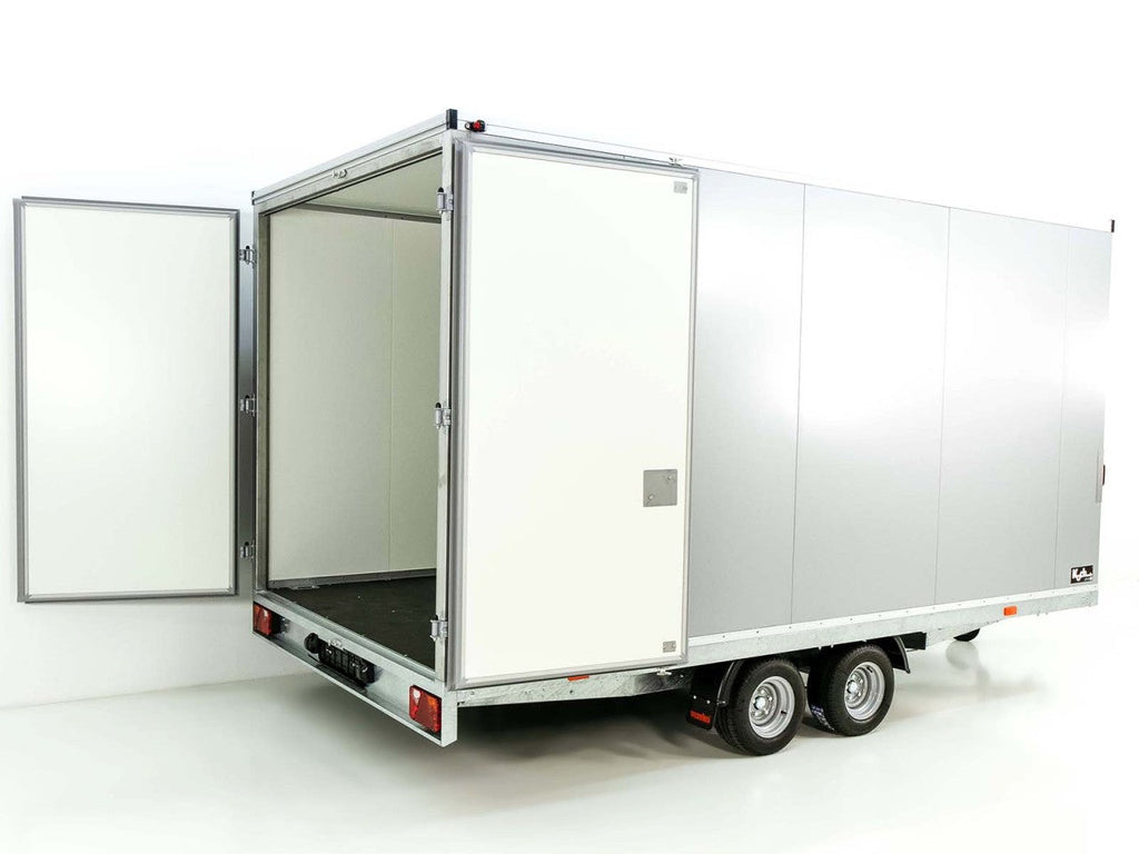 Vezeko Kofferanhänger 213x413cm Höhe:205cm 3,0t |silber-Neu