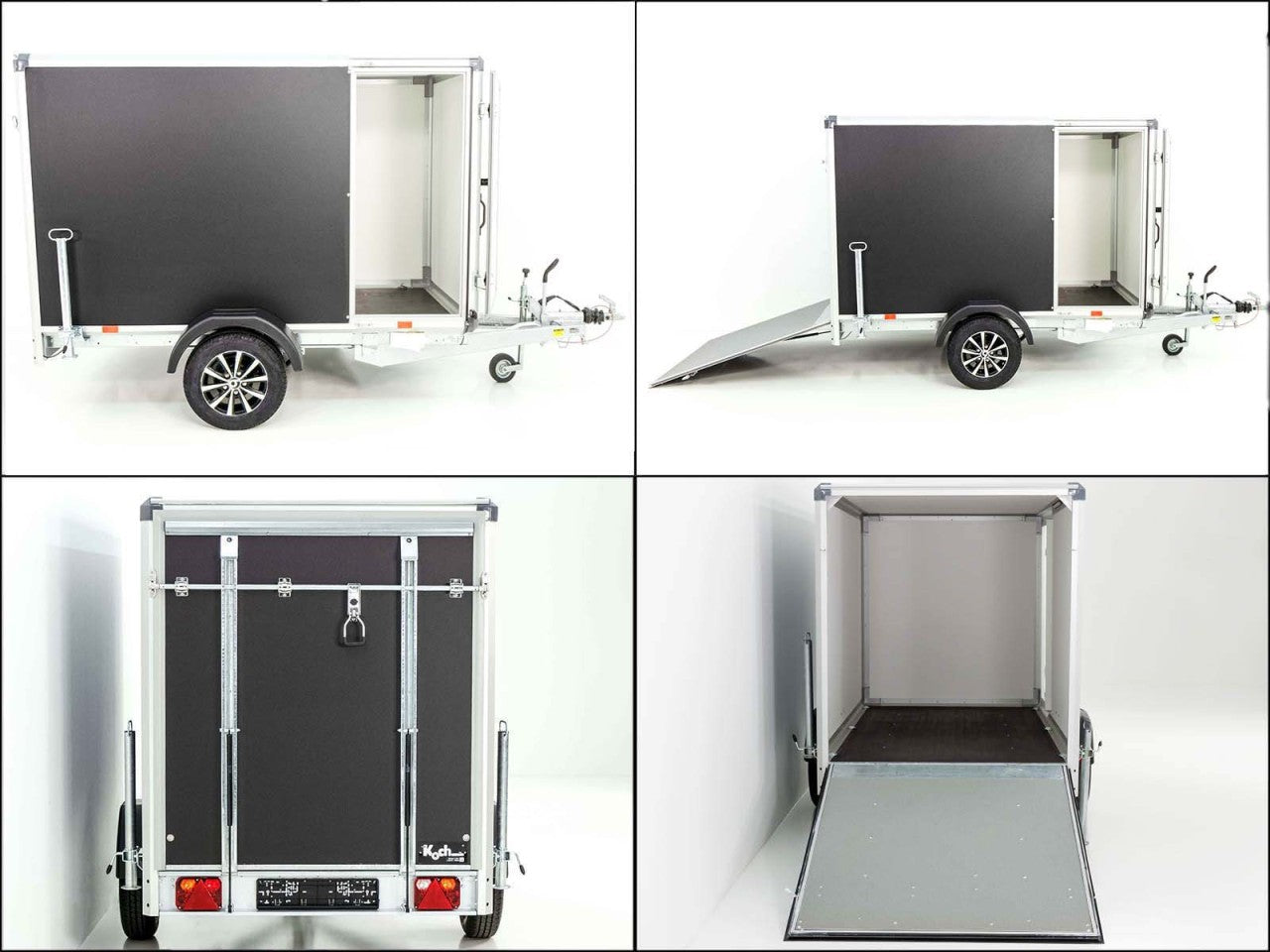 Variant Kofferanhänger Black Edition 148x258cm H:157 1,35t|Rampe|Tür-Neu