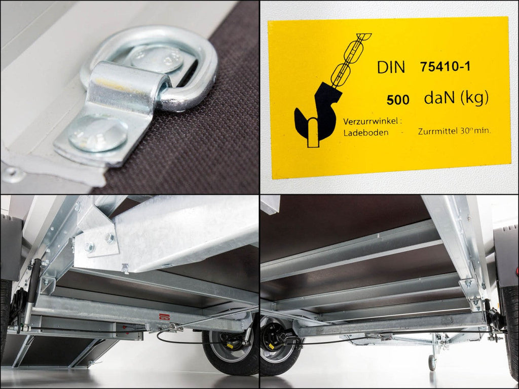 Variant Kofferanhänger Black Edition 148x258cm H:157 1,35t|Rampe|Tür-Neu