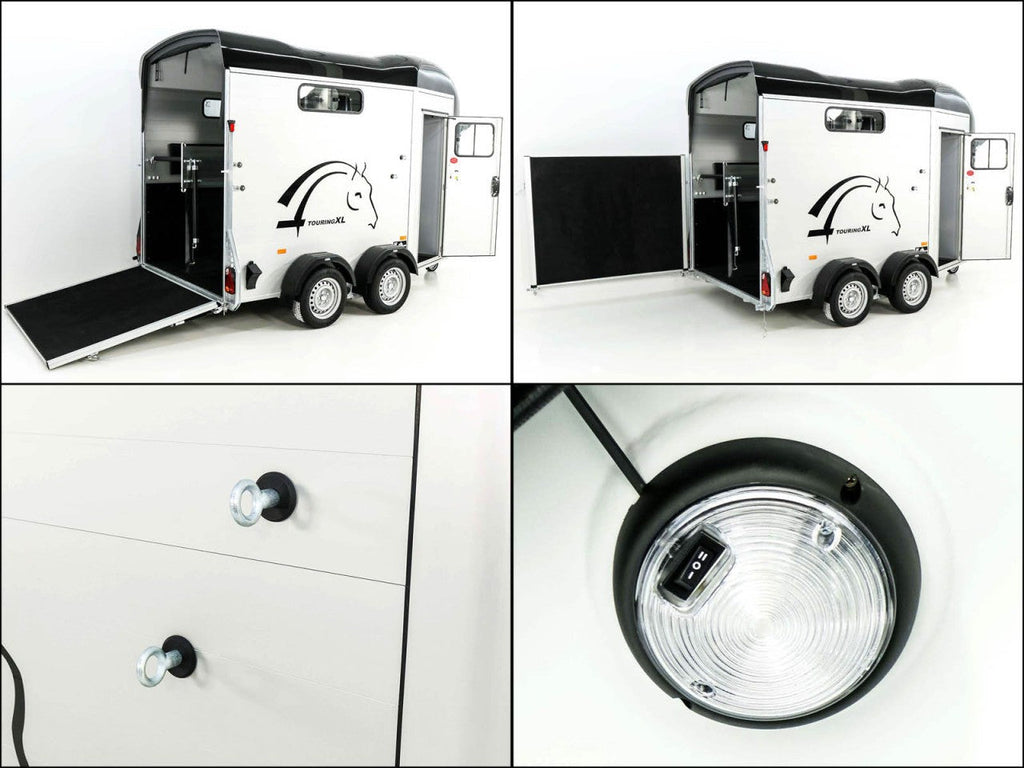 Cheval Liberte Pferdeanhänger Touring XL Country|Sattelkammer|Frontausstieg|schwarz-Neu