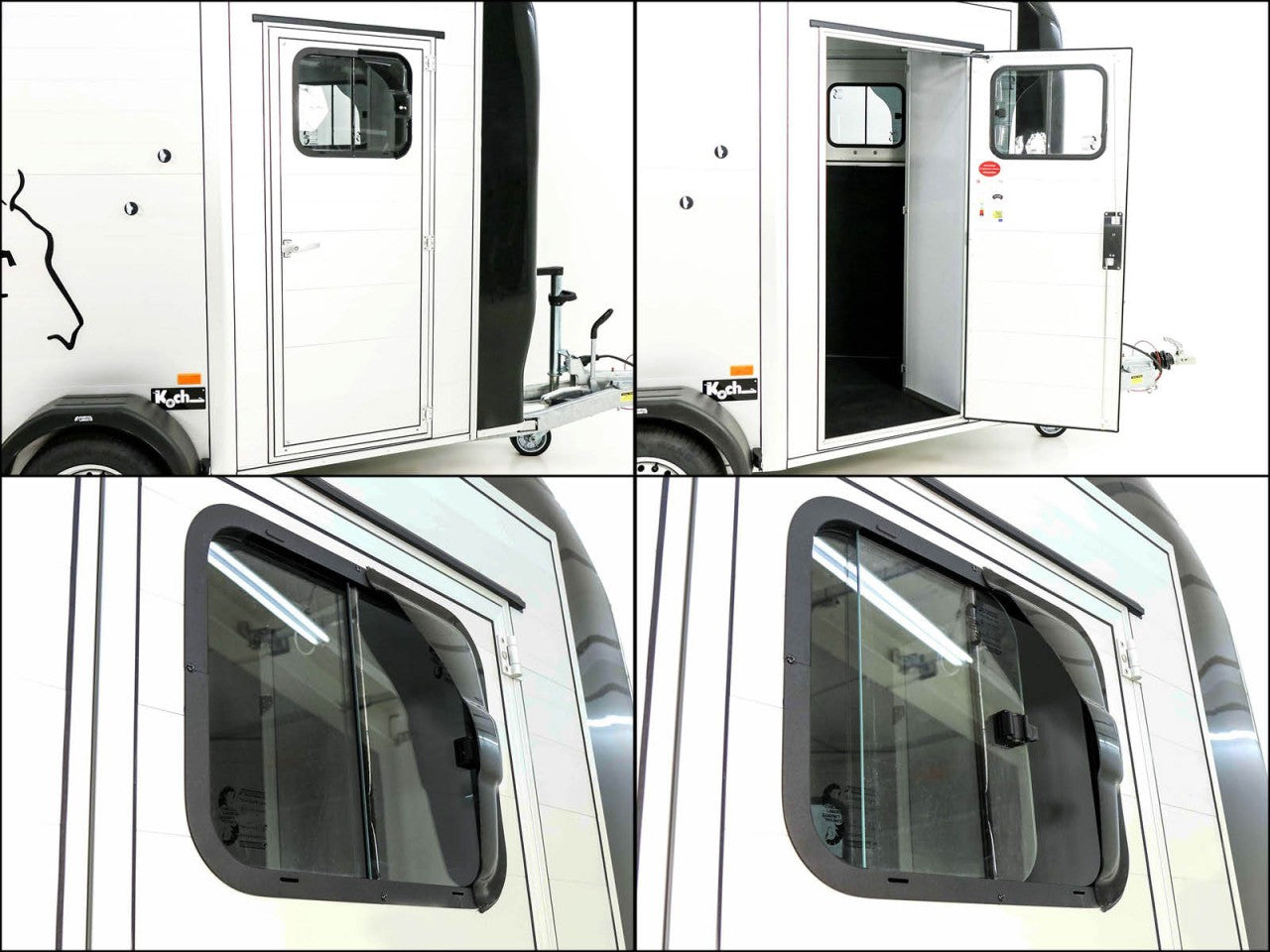 Cheval Liberte Pferdeanhänger Touring XL Country|Sattelkammer|Frontausstieg|schwarz-Neu