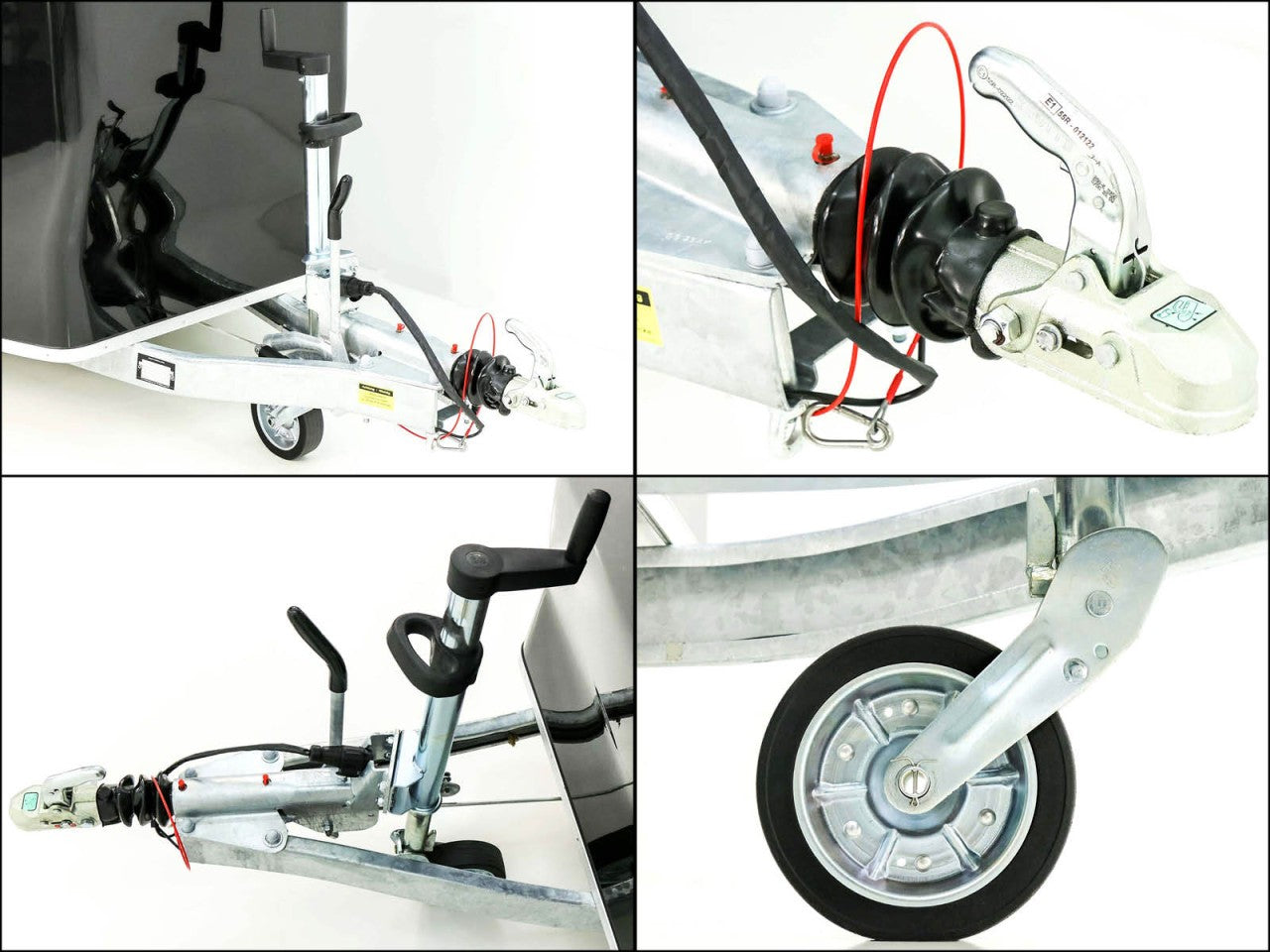 Cheval Liberte Pferdeanhänger Touring XL Country|Sattelkammer|Frontausstieg|schwarz-Neu