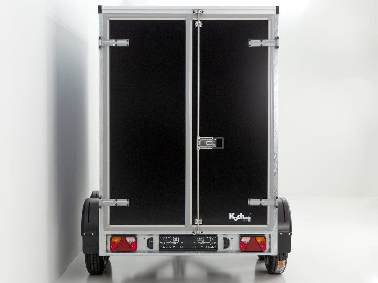Vezeko Kofferanhänger 152x305cm Höhe:193cm 2,7t|Tür|schwarz-Neu