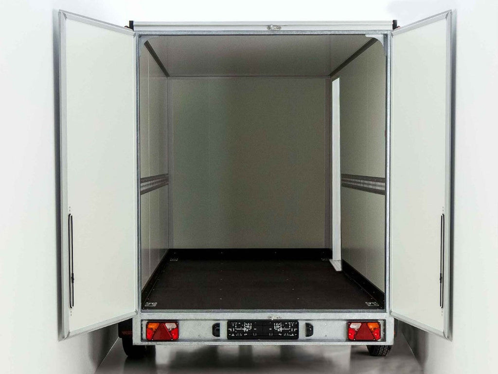 Vezeko Kofferanhänger 152x305cm Höhe:193cm 2,7t|Tür|silber-Neu