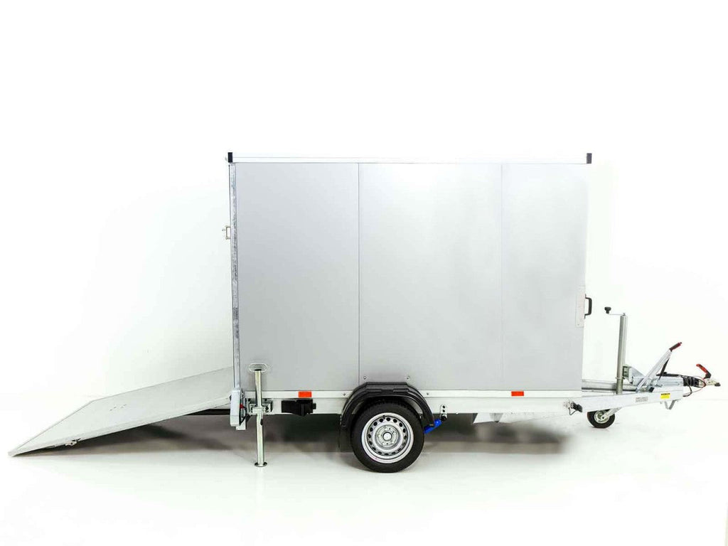 Vezeko Kofferanhänger 152x255cm Höhe:160cm 1,3t|silber-Neu