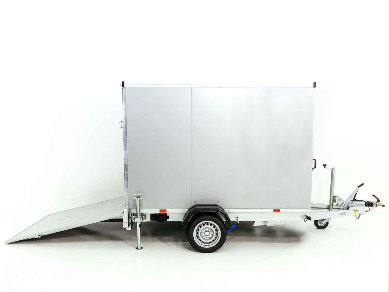 Vezeko Kofferanhänger 152x255cm Höhe:160cm 1,3t|silber-Neu