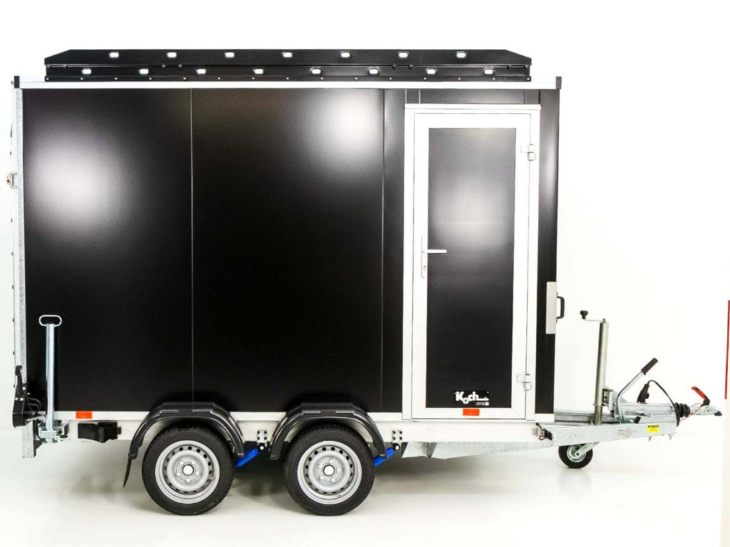 Vezeko Kofferanhänger 152x305cm Höhe:193cm 2,7t|Rampe|Dachträger| schwarz-Neu