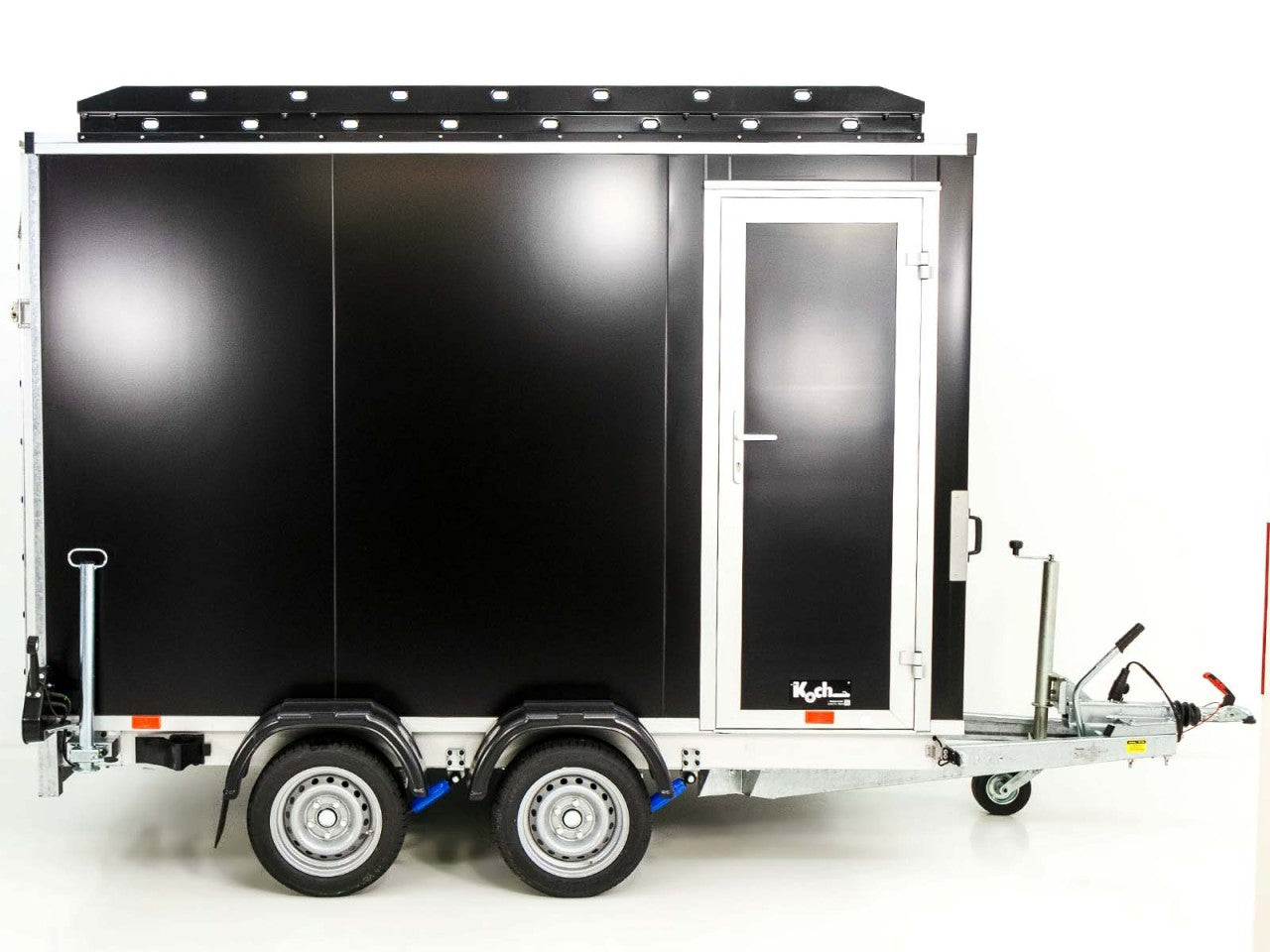 Vezeko Kofferanhänger 152x305cm Höhe:193cm 2,7t|Rampe|Dachträger| schwarz-Neu