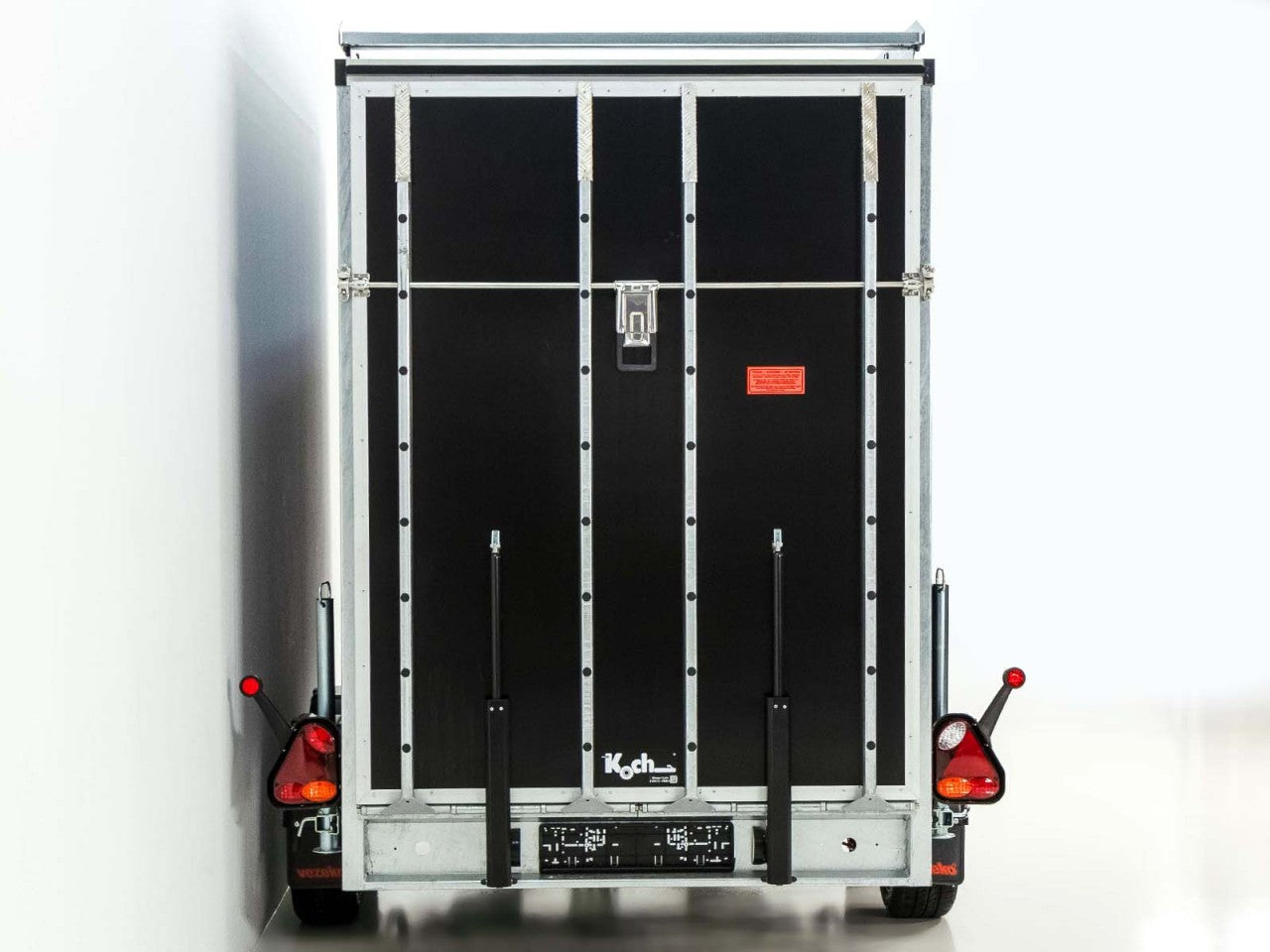 Vezeko Kofferanhänger 152x305cm Höhe:193cm 2,7t|Rampe|Dachträger| schwarz-Neu