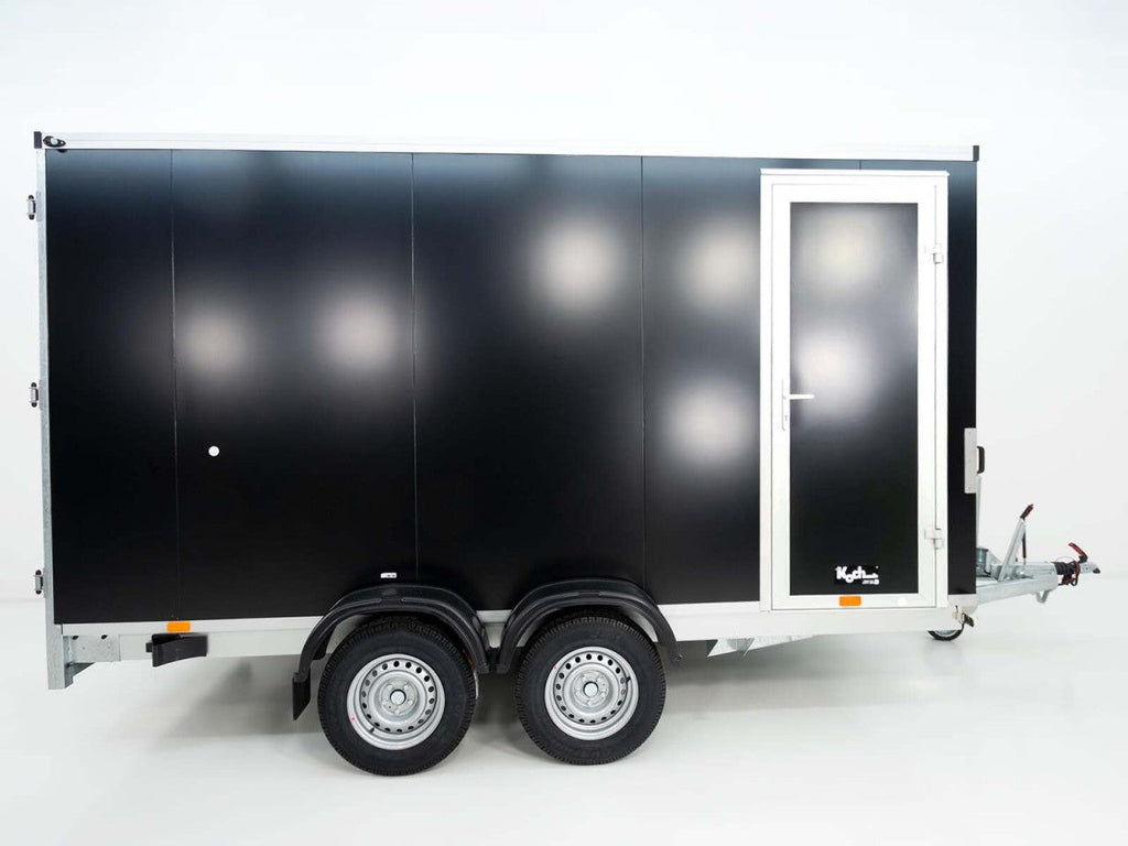 Vezeko Kofferanhänger 204x405cm Höhe:205cm 2,7t | Tür | schwarz-Neu