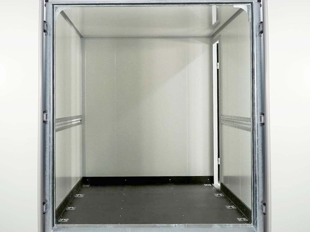 Vezeko Kofferanhänger 204x405cm Höhe:205cm 2,7t | Tür | schwarz-Neu
